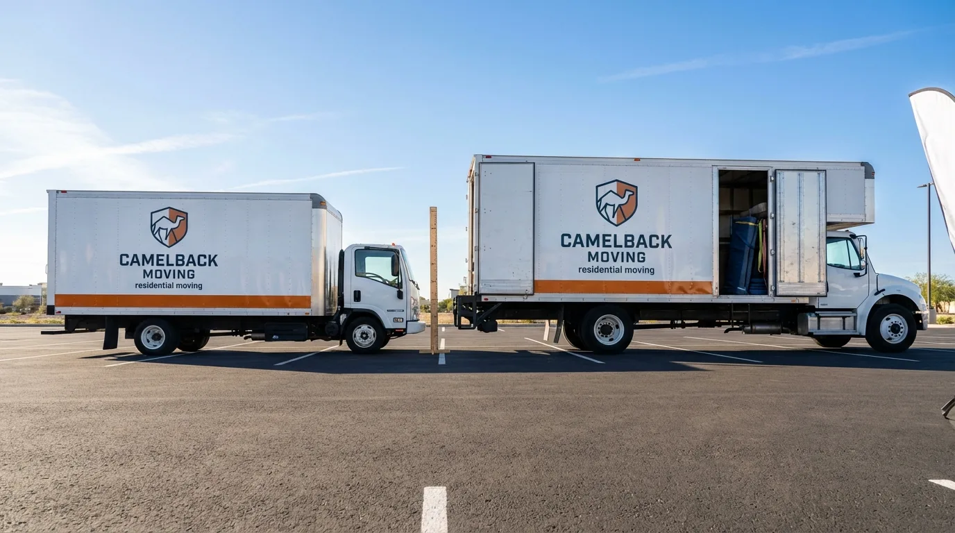 Moving truck size capacity guide in Belleville